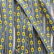 Daisy 5/8" Jacquard Ribbon