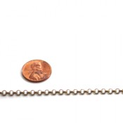 Antique Bronze Rolo Chain (3mm)